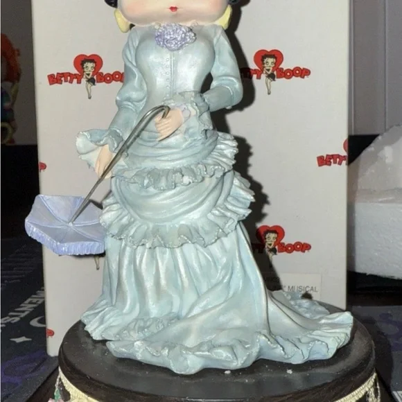 1998 Betty Boop Victorian Series Musical Figurine Vintage 1998 Limited Edition - Picture 8 of 12